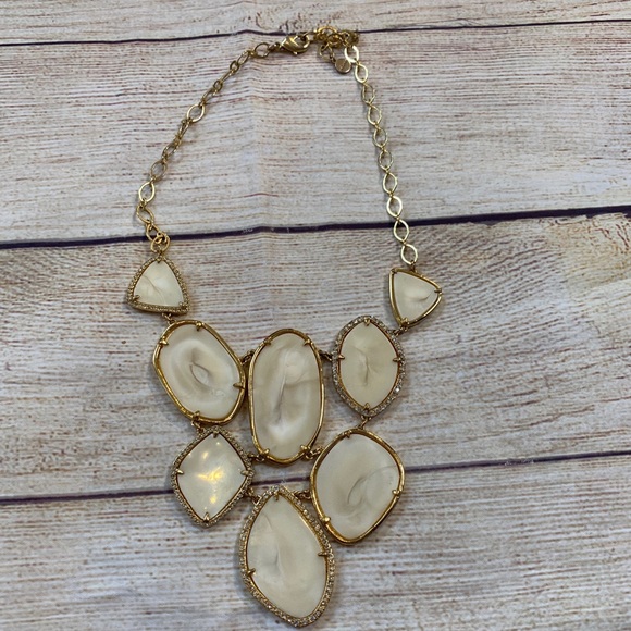 Stella & Dot Jewelry - Stella and Dot White Bib Necklace